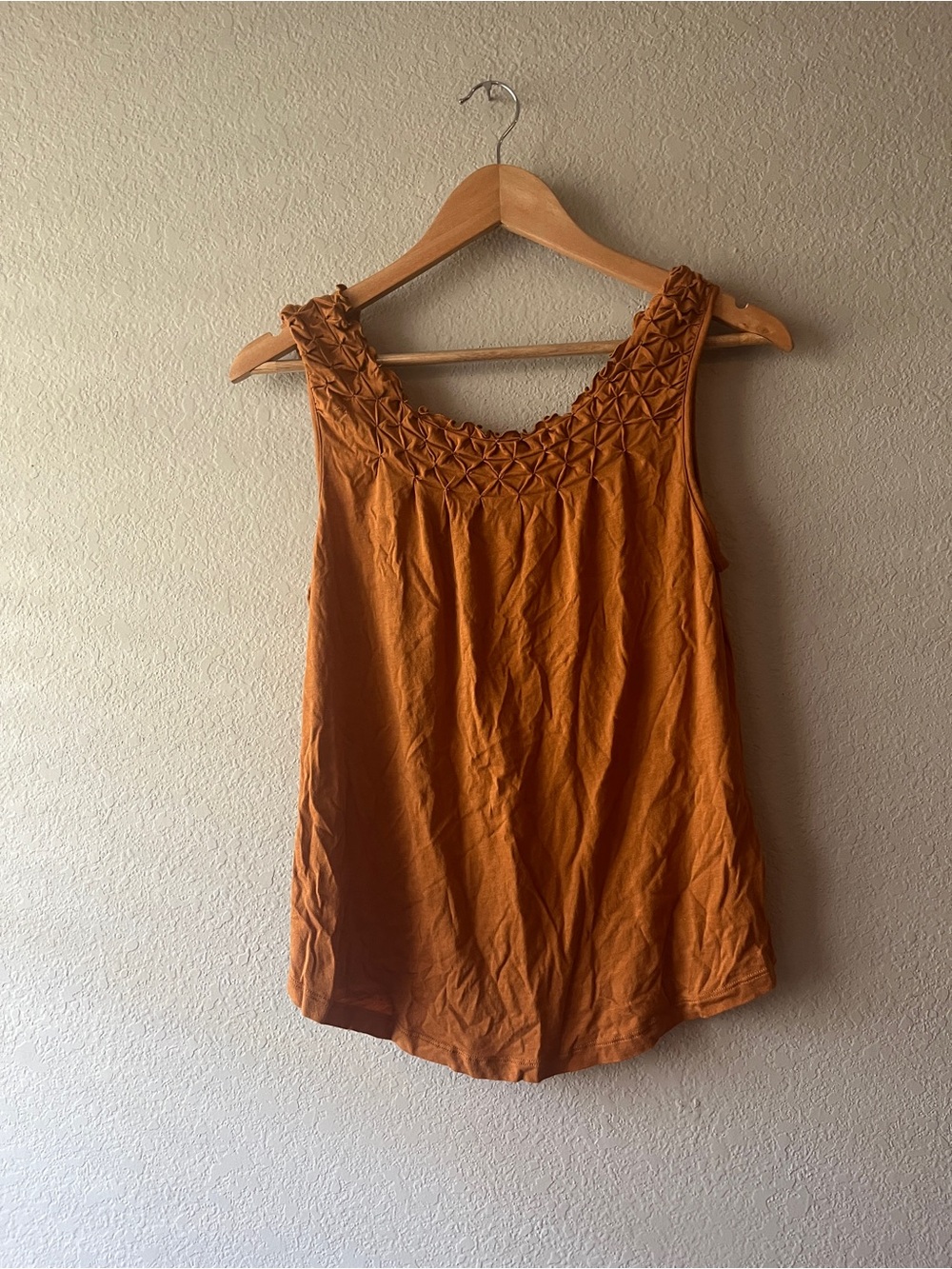 Anthropologie Maeve Women's Sleeveless Camel Brown Tank Top XS
